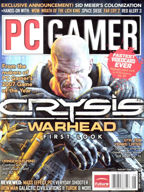 PC Gamer Issue 177 (August 2008) cover